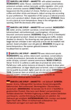 Fitcy | Koffiesiroop | Amaretto | Barista Syrup | Zero | Vegan | Vetvrij | Suikervrij | Keto-vriendelijk | Koffie | Siroop | MET DOSEERPOMP | 1L -Koffiedrank Winkel 770x1200 5