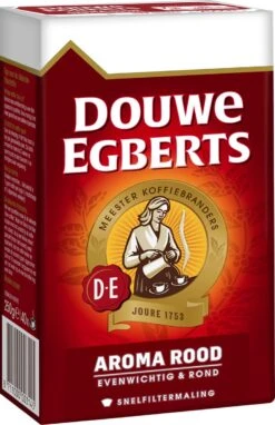 Douwe Egberts Aroma Rood Filterkoffie - 24 X 250 Gram -Koffiedrank Winkel 775x1200 1