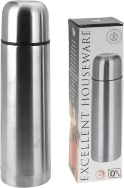 Merkloos Excellent Houseware Bullet Isolatiekan - 0,5 L - RVS -Koffiedrank Winkel 792x1200