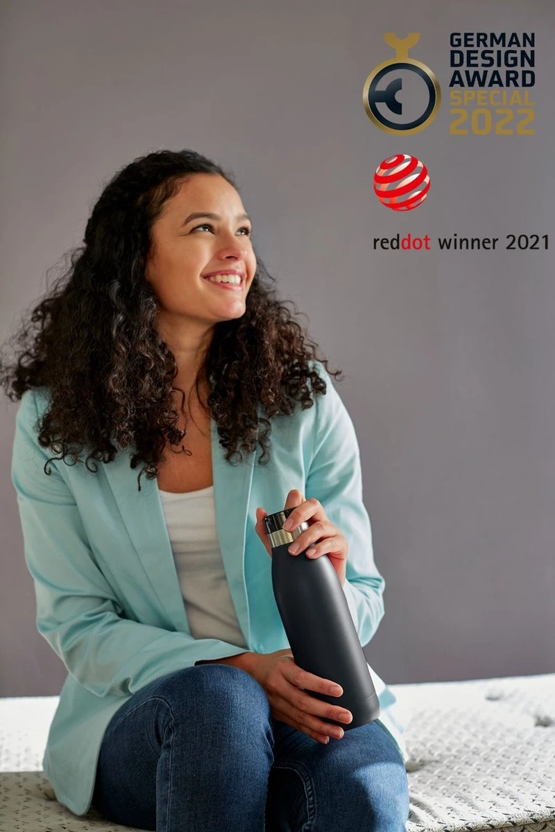 Tefal Bludrop Basic Thermosfles - Zwart 6 Tefal Bludrop Basic Thermosfles - Zwart - Afbeelding 6