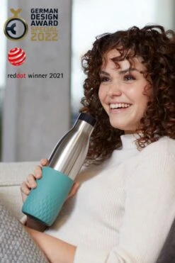 Tefal Bludrop Sleeve Thermosfles - RVS Groen -Koffiedrank Winkel 800x1200