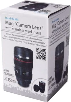 Out Of The Blue Camera Lens Mok 13,5x8cm Thermosbeker -Koffiedrank Winkel 834x1200