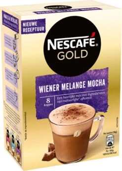 Nescafé Gold Wiener Melange Mocha Oploskoffie - 6 Doosjes à 8 Zakjes -Koffiedrank Winkel 856x1200 2