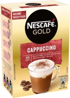 Nescafé Gold Cappuccino Oploskoffie - Ongezoet - 6 Doosjes à 10 Zakjes -Koffiedrank Winkel 857x1200 3