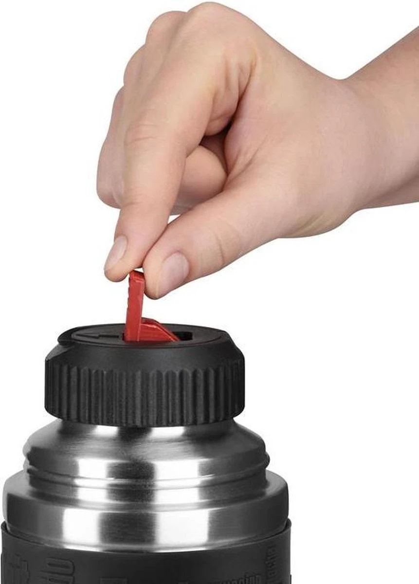 Tefal Senator Sleeve Isoleerfles - 1L - RVS/Zwart 3 Tefal Senator Sleeve Isoleerfles - 1L - RVS/Zwart - Afbeelding 3