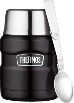 Thermos King Voedseldrager - 47 Cl - Mat Zwart -Koffiedrank Winkel 867x1200