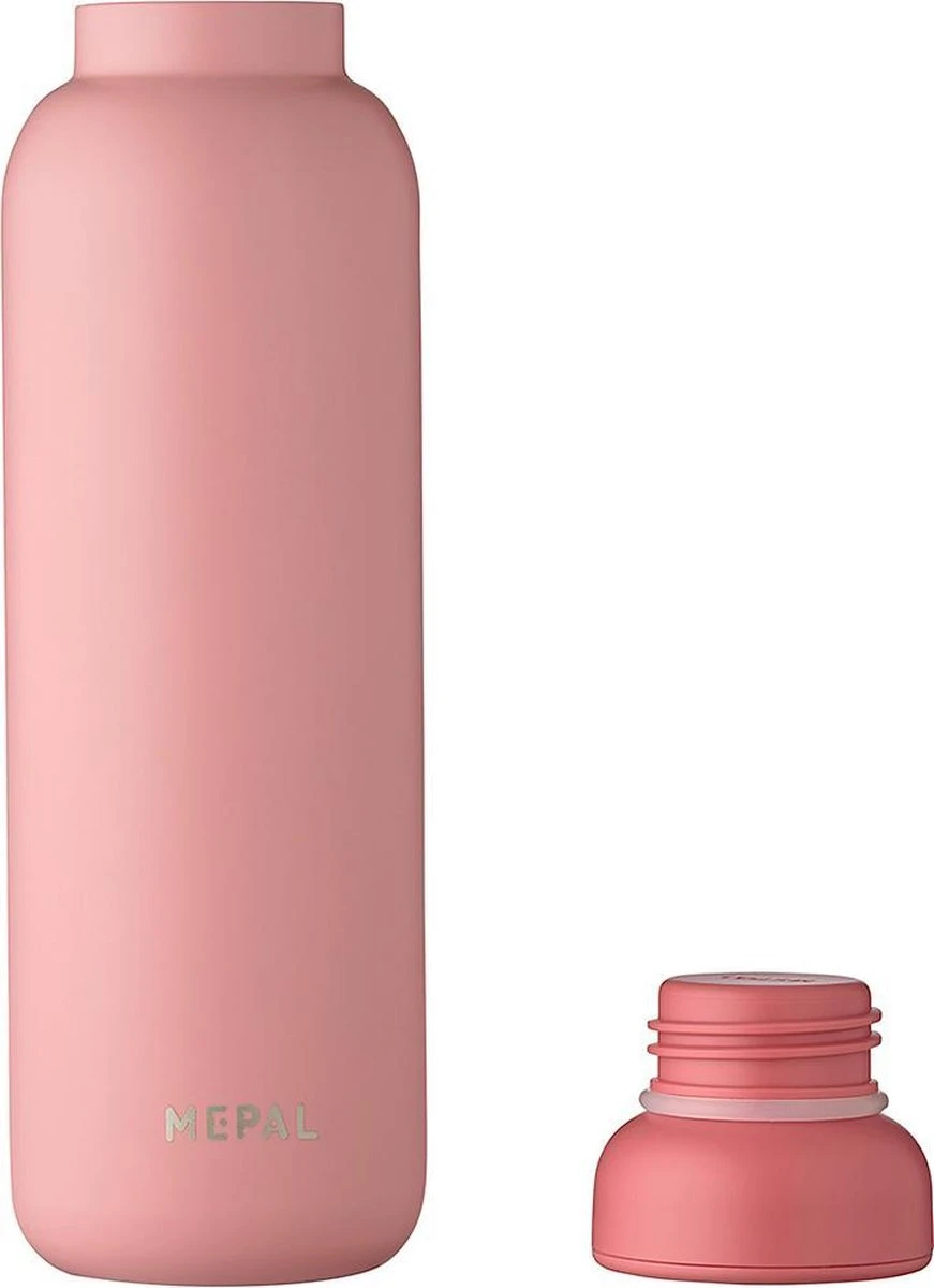 Mepal – Isoleerfles Ellipse 500 Ml – Houdt Je Drankje 12 Uur Warm En 24 Uur Koud – Nordic Pink – Geschikt Voor Bruiswater – Thermosfles – Lekdicht 3 Mepal – Isoleerfles Ellipse 500 Ml – Houdt Je Drankje 12 Uur Warm En 24 Uur Koud – Nordic Pink – Geschikt Voor Bruiswater – Thermosfles – Lekdicht - Afbeelding 3