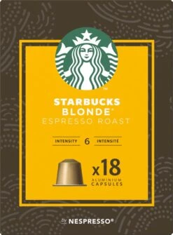 Starbucks By Nespresso Capsules Blonde Espresso Roast - 7 Doosjes à 18 Koffiecups -Koffiedrank Winkel 884x1200 2