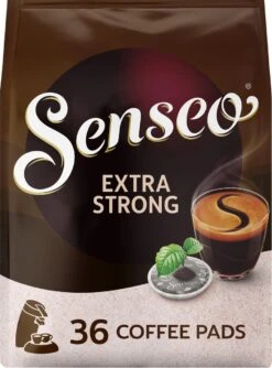 Senseo Extra Strong Koffiepads - 8/9 Intensiteit - 10 X 36 Pads -Koffiedrank Winkel 887x1200