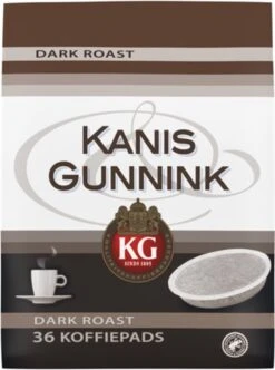 Kanis & Gunnink Dark Roast Koffiepads - 10 X 36 Pads -Koffiedrank Winkel 894x1200 3
