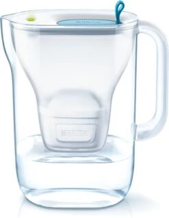 BRITA - Waterfilterkan Style Cool - Blauw - 2,4L + 3 MAXTRA+ Waterfilterpatronen -Koffiedrank Winkel 932x1200