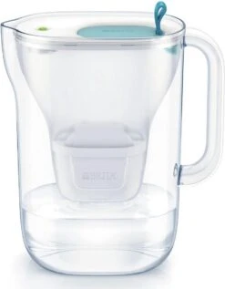 BRITA - Waterfilterkan Style Cool - Blauw - 2,4L + 3 MAXTRA+ Waterfilterpatronen -Koffiedrank Winkel 935x1200
