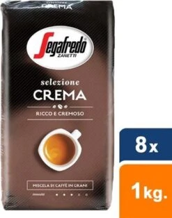 Segafredo Selezione Crema Koffiebonen - 8 X 1 Kg -Koffiedrank Winkel 943x1200 4