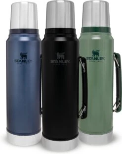 Stanley The Legendary Classic Bottle 1,00L - Thermosfles - Matte Black -Koffiedrank Winkel 951x1200