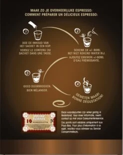 Douwe Egberts Espresso Sticks Oploskoffie - 6 X 25 Zakjes -Koffiedrank Winkel 957x1200 1