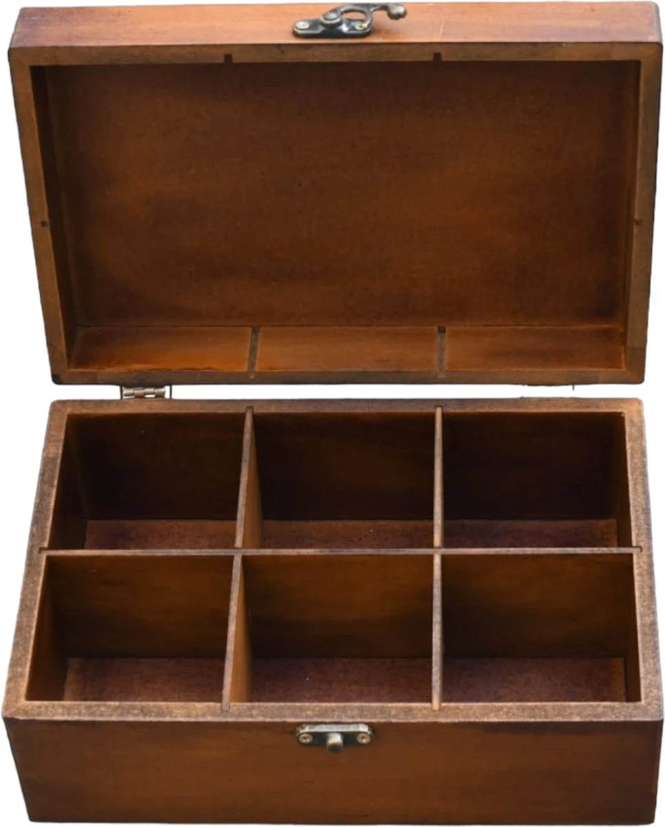 Merkloos Perzische Theedoos Gelayol - Perzisch Patroon - Houtwerk - Persis Treasures 2 Merkloos Perzische Theedoos Gelayol - Perzisch Patroon - Houtwerk - Persis Treasures - Afbeelding 2