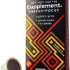 Cupplement Energy/Focus Blend Dark Roast Espresso - 10 Nespresso Koffiecups - Koffie Met Vitamines, Extra Cafeïne En Superfoods - Duurzame Biologische Afbreekbare Koffie Capsules