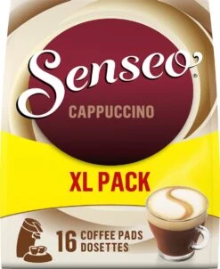 Senseo Cappuccino Koffiepads - 2/9 Intensiteit - 4 X 16 Pads - Voordeelverpakking -Koffiedrank Winkel 981x1200 3