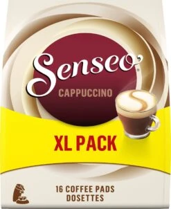 Senseo Cappuccino Koffiepads - 2/9 Intensiteit - 4 X 16 Pads - Voordeelverpakking -Koffiedrank Winkel 982x1200 3