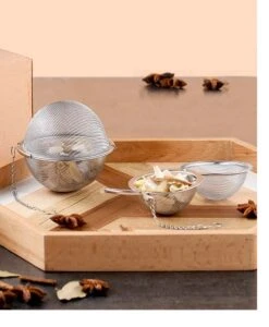 Merkloos Thee Zeef Set 3 Stuks Ø 9 / Ø 7 / Ø 5 - Thee/kruiden Kogel RVS -Thee Ei RVS - Kruiden Zeef/filter RVS -Koffiedrank Winkel 988x1200 1